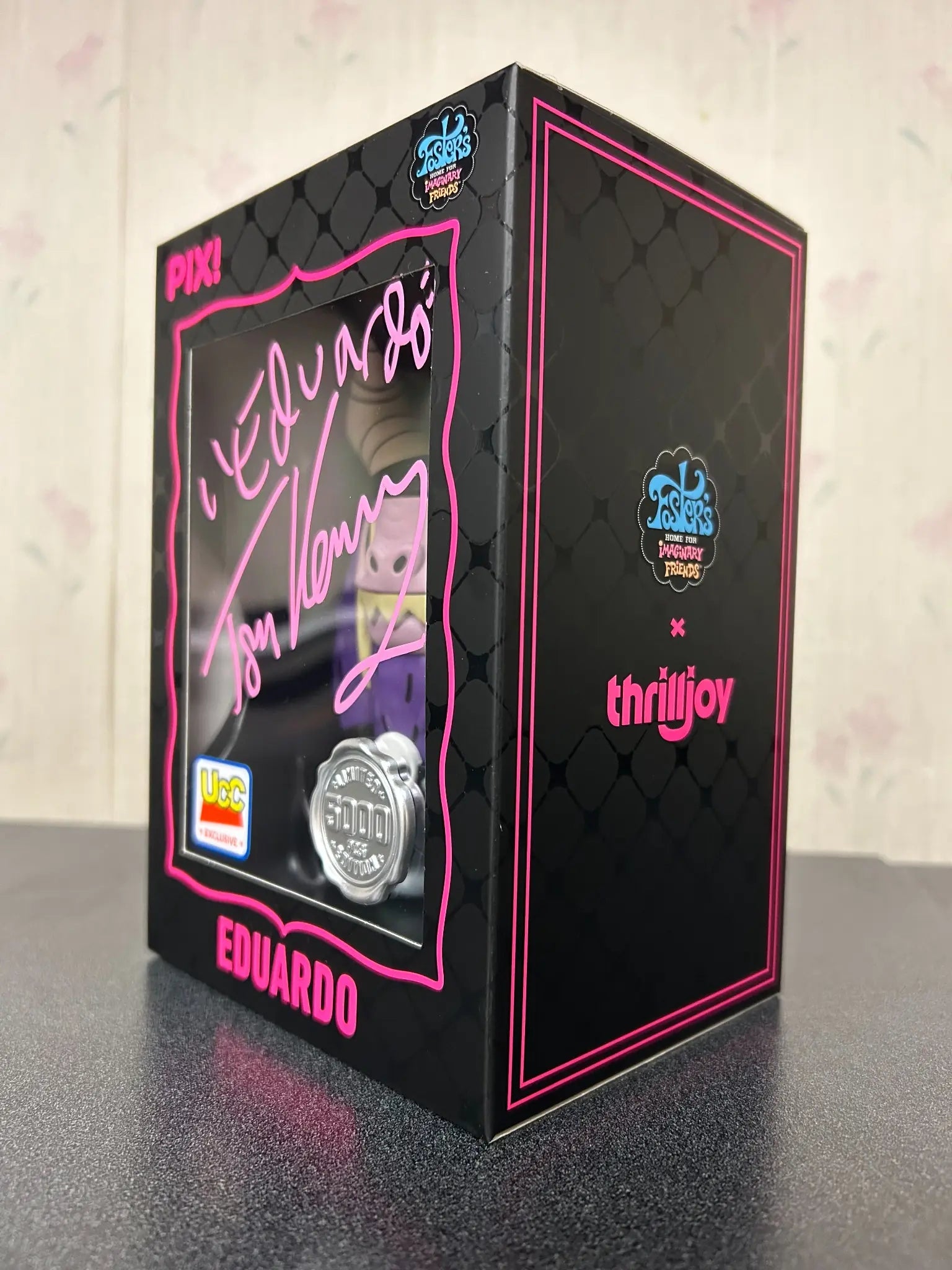 Eduardo “Thrilljoy” Foster’s Home Figure – Signed by Tom Kenny