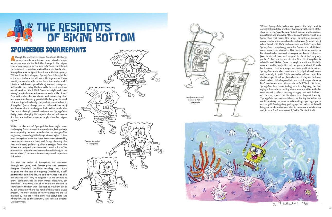 SpongeBob SquarePants: The Art of an Undersea World - Signed by Tom Kenny