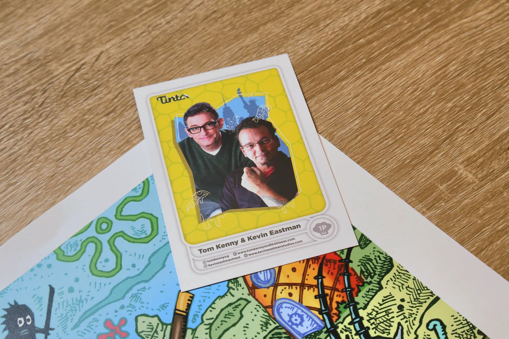 SpongeBob x TMNT Fan Art Poster – Signed by Kevin Eastman & Tom Kenny (Limited to 300)