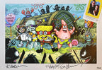 SpongeBob x TMNT Fan Art Poster – Signed by Kevin Eastman & Tom Kenny (Limited to 300)