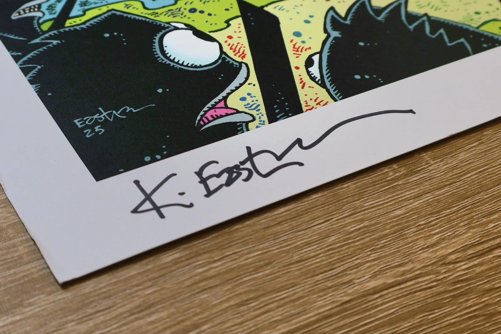 SpongeBob x TMNT Fan Art Poster – Signed by Kevin Eastman & Tom Kenny (Limited to 300)